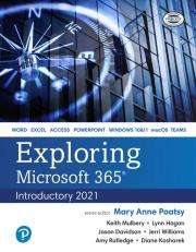 Pearson eText Exploring Microsoft 365: Introductory 2021 -- Instant Access (Pearson+) 1st