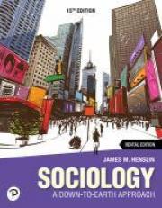 Sociology : A Down-To-Earth Approach 