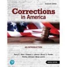 Corrections in America : An Introduction 16th