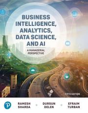 Business Intelligence, Analytics, Data Science, and AI 5th