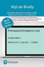 MyLab BRADY with Pearson EText + Print Combo Access CardPrehospital Emergency Care 12th