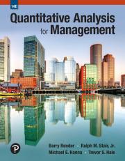 Quantitative Analysis for Management 14th