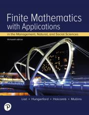 Finite Mathematics with Applications In the Management, Natural, and Social Sciences 13th