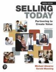 Selling Today : Partnering to Create Value 