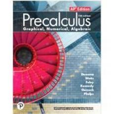 Precalculus : Graphical, Numerical, Algebraeic 