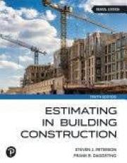 Estimating in Building Construction 