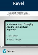 Adolescence & Emerging Adulthood - A Cultural Appoach -- Revel Access Code 7th