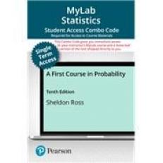 First Course in Probability, A -- MyLab Math with Pearson eText   Print Combo Access Code