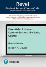 Essentials of Human Communication 11th