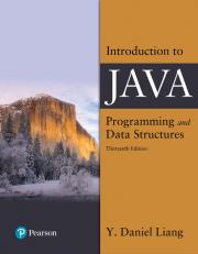 Introduction to Java Programming and Data Structures 13th