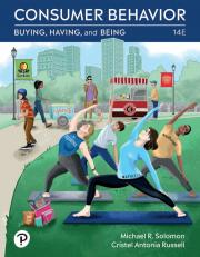 Consumer Behavior: Buying, Having, and Being 14th