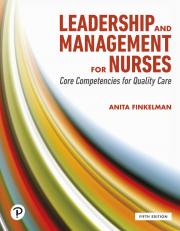 Leadership and Management for Nurses : Core Competencies for Quality Care 