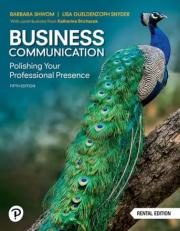 Business Communication : Polishing Your Professional Presence 5th