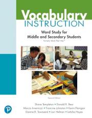 Vocabulary Instruction : Word Study for Middle and Secondary Students 2nd