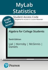 MyLab Math with Pearson eText (up to 18-weeks) Access Code for Algebra for College Students