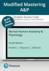 Mastering A&P with Pearson eText (up to 24 months) Access Code for Marieb Human Anatomy & Physiology