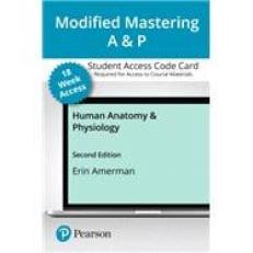 Mastering A&P with Pearson eText (up to 18-weeks) Access Code for Human Anatomy & Physiology