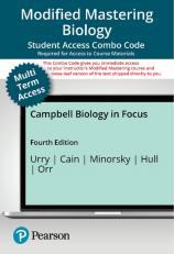 Mastering Biology with Pearson eText (up to 24 months) + Print Combo Access Code for Campbell Biology in Focus