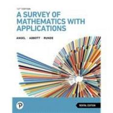 A Survey of Mathematics with Applications 