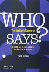 Who Says? : The Writer's Research 3rd