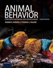 Animal Behavior : Concepts, Methods, and Applications 4th