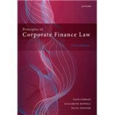 Principles of Corporate Finance Law 3rd