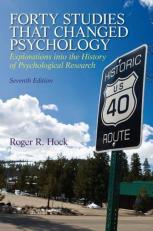 Forty Studies That Changed Psychology 7th