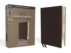 NIV Personal Size Reference Bible Red Letter Edition [Large Print, Black] 