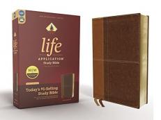 NIV Life Application Study Bible Red Letter Edition [Brown] 