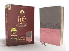 NIV Life Application Study Bible Red Letter Edition [Pink] 