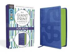 NIrV Giant Print Compact Bible for Boys Comfort Print [Blue] 