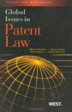 Global Issues in Patent Law 