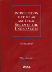 Introduction to the Law and Legal System of the United States 5th