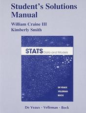 Student Solutions Manual for Stats : Data and Models 3rd