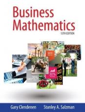 Business Mathematics 13th