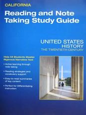 United States History: The Twentieth Century California Reading and Note Taking Study Guide