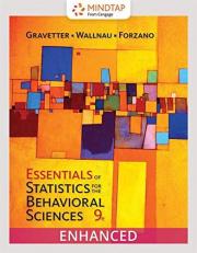 MindTap Psychology, 1 term (6 months) Printed Access Card, Enhanced for Gravetter/Wallnau/Forzano's Essentials of Statistics for the Behavioral Sciences