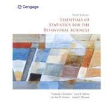 Essentials of Statistics for Behavioral - MindTap (1 Term)