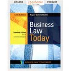 Business Law Today: Standard: Text & Summarized Cases - MindTap 12th