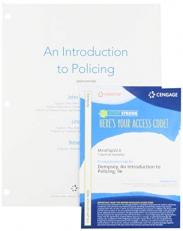 Bundle: an Introduction to Policing, Loose-Leaf Version, 9th + MindTapV2. 0, 1 Term Printed Access Card