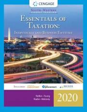 South-Western Federal Taxation 2020 : Essentials of Taxation: Individuals and Business Entities (with Intuit ProConnect Tax Online + RIA CheckPoint 1 Term (6 Months) Printed Access Card)