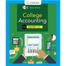 College Accounting, Chapters 1-27