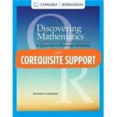 Discovering Mathematics: Quantitative Reasoning Approach - WebAssign 20th