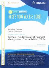 Fundamentals of Financial Management, Concise Edition - MindTapV3.0 9th