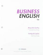 Bundle: Business English, Loose-Leaf Version, 13th + MindTap 1 Term Printed Access Card