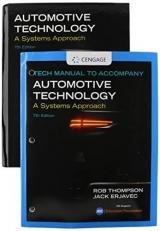 Bundle: Automotive Technology: a Systems Approach, 7th + Tech Manual