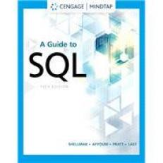 GUIDE TO SQL-MindTap (1 TERM)