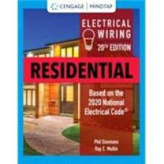 Electrical Wiring: Residential - MindTap 20th