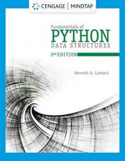 MindTap for Lambert's Fundamentals of Python: Data Structures, 2 terms Printed Access Card (MindTap Course List)