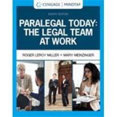 Paralegal Today: Legal Team at Work - MindTap 8th